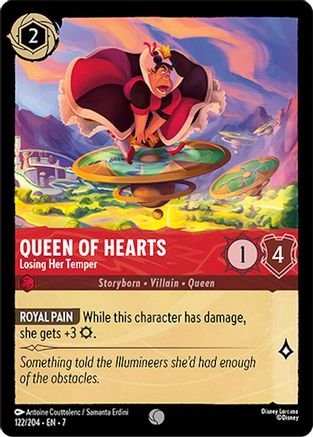 Queen of Hearts - Losing Her Temper (122/204) - Archazias Island Cold Foil - for just $0.51! 