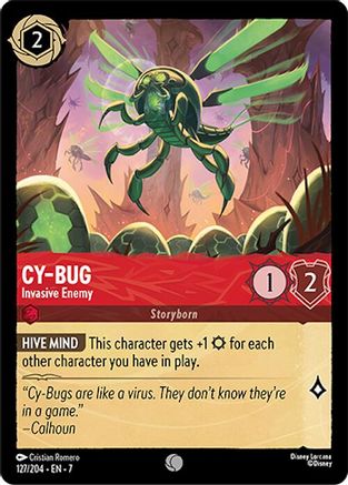 Cy-Bug - Invasive Enemy (127/204) - Archazias Island Cold Foil - for just $0.06! 