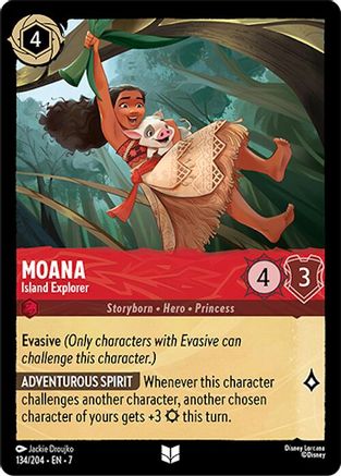 Moana - Island Explorer (134/204) - Archazias Island Cold Foil - for just $0.60! 