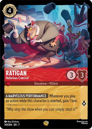 Ratigan - Nefarious Criminal (143/204) - Archazias Island - for just $0.33! 