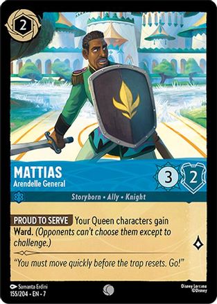 Mattias - Arendelle General (155/204) - Archazias Island - for just $0.03! 