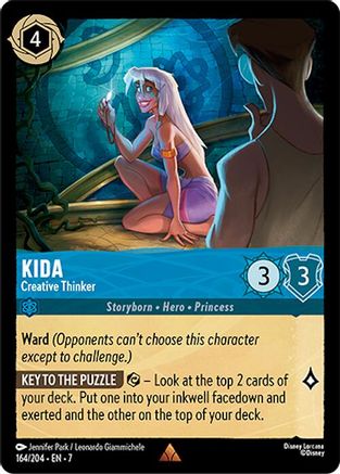 Kida - Creative Thinker (164/204) - Archazias Island Cold Foil - for just $1.05! 