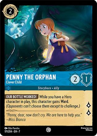 Penny the Orphan - Clever Child (171/204) - Archazias Island Cold Foil - for just $0.06! 