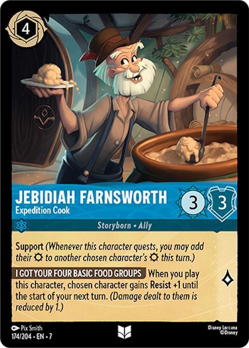 Jebidiah Farnsworth - Expedition Cook (174/204) [Archazia's Island] - for just $0.10! 