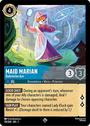 Maid Marian - Badminton Ace (176/204) - Archazias Island - for just $0.09! 