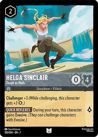 Helga Sinclair - Tough as Nails (183/204) - Archazias Island Cold Foil - for just $0.17! 