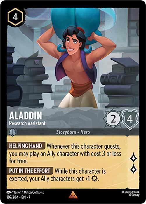 Aladdin - Research Assistant (197/204) [Archazia's Island] - for just $0.10! 