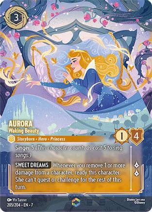 Aurora - Waking Beauty (Enchanted) (205/204) - Archazias Island Holofoil - for just $38.50! 
