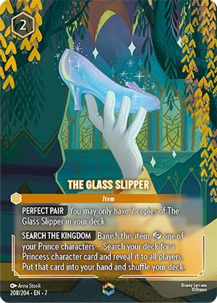 The Glass Slipper (Enchanted) (208/204) - Archazias Island Holofoil - for just $11.57! 