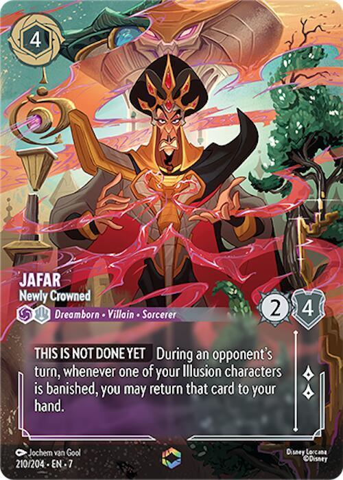 Jafar - Newly Crowned (Enchanted) (210/204) [Archazia's Island] - for just $26.20! 