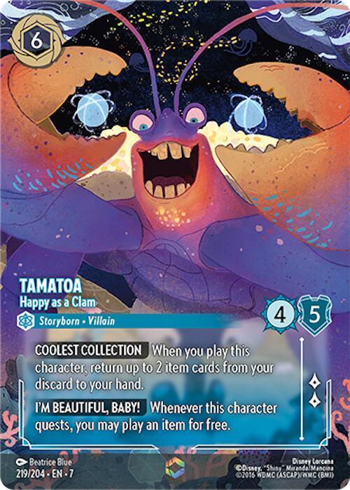 Tamatoa - Happy as a Clam (Enchanted) (219/204) [Archazia's Island] - for just $55.85! 