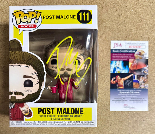 Post Malone Signed Vaulted Beerbongs And Bentleys Funko Pop! #111 With JSA COA - for just $250! 