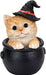 Halloween Witches's Orange Tabby in Cauldron - for just $28.99! 
