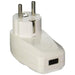 Korea Travel Adapter Plug with USB and Surge Protection - Grounded Type E/F - Just $6.99! Shop now at Retro Gaming of Denver