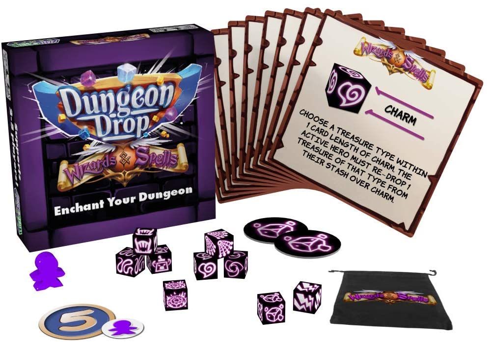 Dungeon Drop: Wizards & Spells Expansion - for just $12.99! 