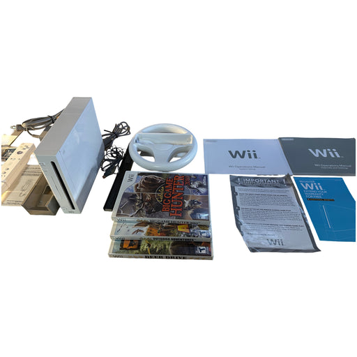 White Nintendo Wii Ultimate Hunting and Driving Bundle (GameCube Compatible) - Just $159.99! Shop at the Best Retro Game Store Retro Gaming of Denver
