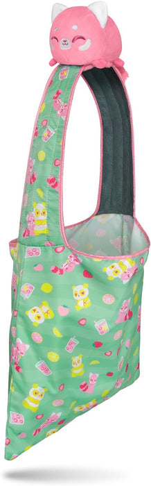 TeeTurtle Plushie Tote Bag: Strawberry Lemonade Red Panda - for just $20! 