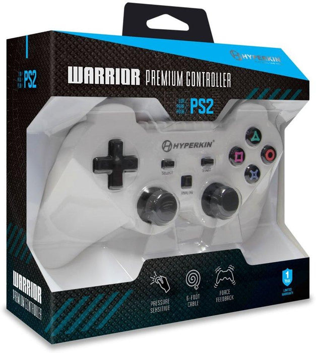 Warrior Premium Controller for PS2 White (Hyperkin) - Just $19.99! Shop now at Retro Gaming of Denver