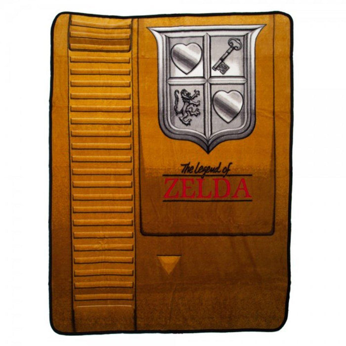 Throw Blanket - Nintendo Zelda Gold Cartridge - for just $0! 