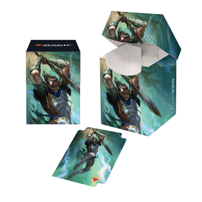 Ultra PRO: Deck Box - PRO 100+ (War of the Spark - Gideon Blackblade) - for just $0! 