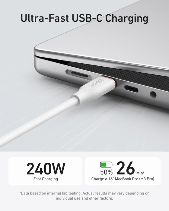 Anker <b>643</b> USB-C to USB-C Cable (Flow, Silicone) - for just $13.99! 