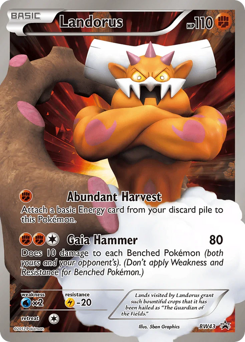 Landorus (BW43) [Black & White: Black Star Promos] - for just $14.35! 
