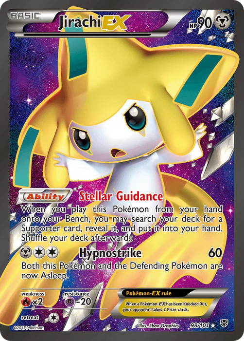 Jirachi EX (98/101) [Black & White: Plasma Blast] - for just $63.30! 