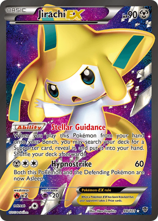 Jirachi EX (98/101) [Black & White: Plasma Blast] - for just $76! 