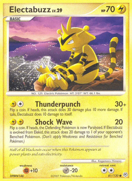 Electabuzz (81/130) [Diamond & Pearl: Base Set] - for just $0.25! 