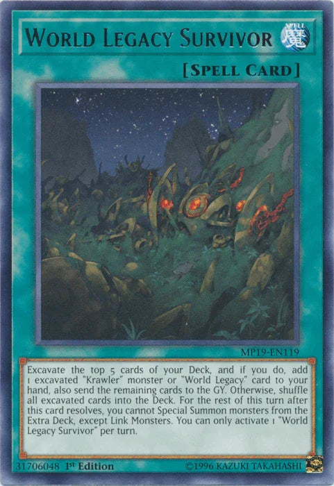 World Legacy Survivor [MP19-EN119] Rare - for just $0.10! 
