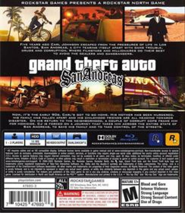 Grand Theft Auto: San Andreas [Greatest Hits] – PlayStation 3 (PS3) - for just $0! 