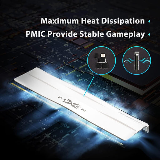Silicon Power Zenith Gaming DDR5 5600MT/s (PC5-44800) CL40 32GB(1x32GB) AMD Expo/Intel XMP 3.0 Dual Pack 1.25V Desktop Unbuffered DIMM [White] - for just $415.97! 
