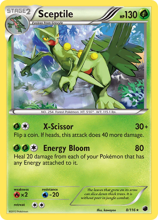 Sceptile (8/116) [Black & White: Plasma Freeze] - for just $2.15! 