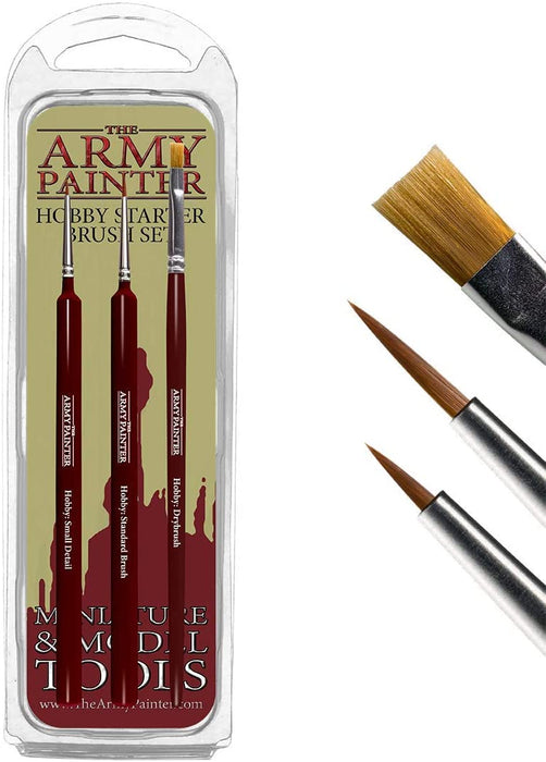Army Painter Tools: Hobby Brush Starter Set Pack - for just $13.99! 