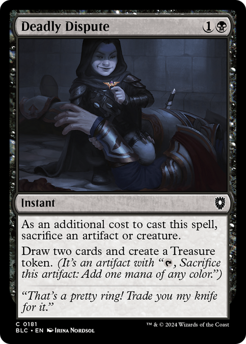 Deadly Dispute (BLC-181) - Bloomburrow Commander - for just $0.12! 