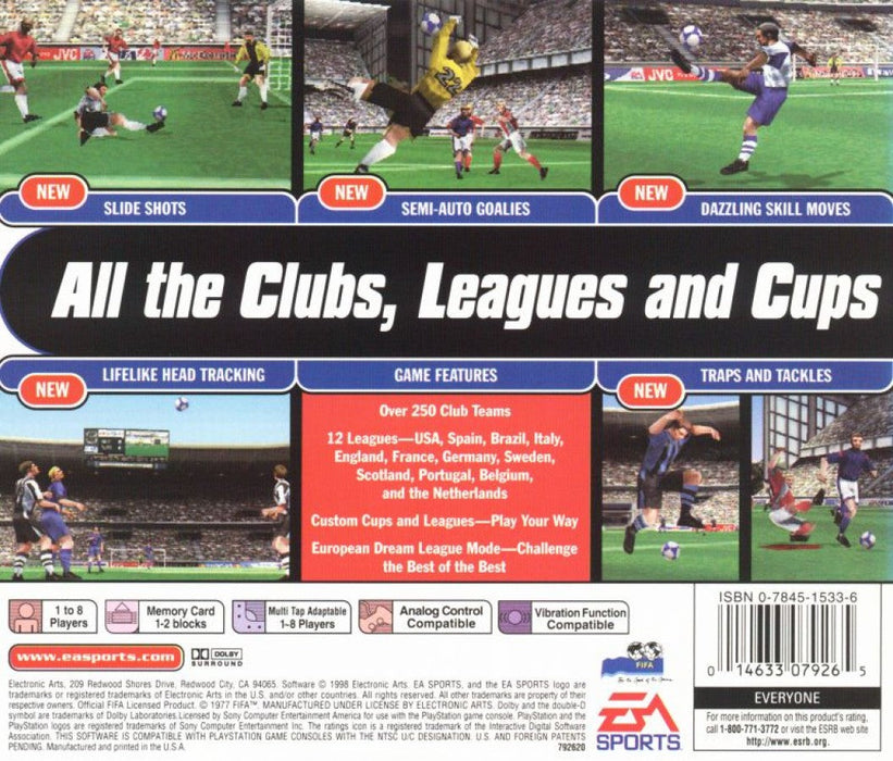 FIFA 99 – PlayStation 1 (PS1) - for just $8.99! 