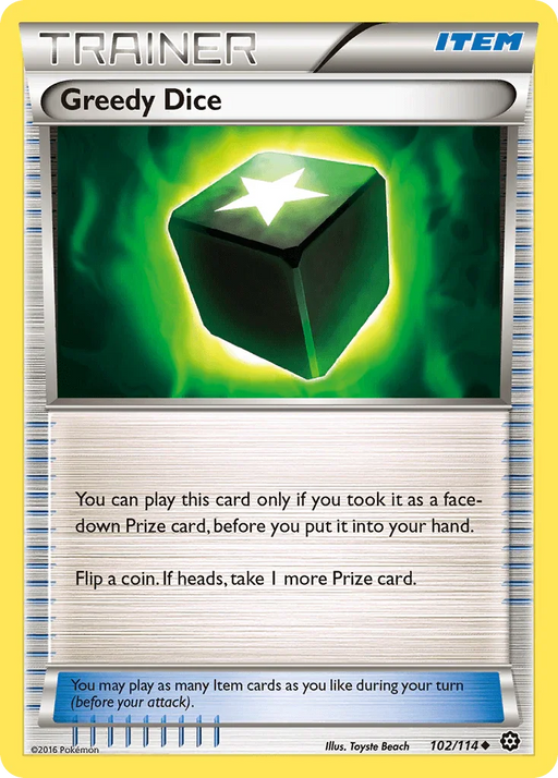 Greedy Dice (102/114) [XY: Steam Siege] - for just $0.10! 