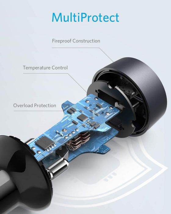 Anker <b>PowerDrive III</b> Duo USB-C Car Charger - for just $19.99! 