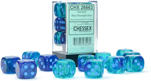 CHESSEX: D6 Gemini DICE SETS - 16mm - for just $9.98! 