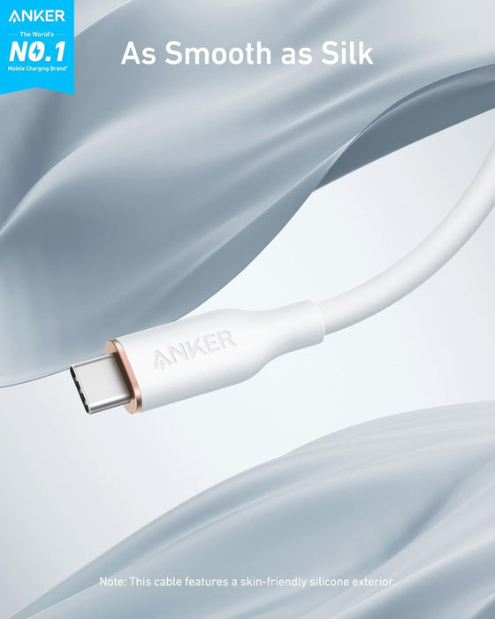 Anker <b>643</b> USB-C to USB-C Cable (Flow, Silicone) - for just $13.99! 