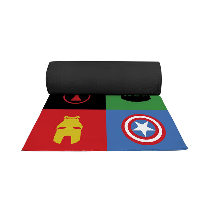 Avengers Masks & Simbols Decor Rug- 62x40 inches - for just $44.99! 