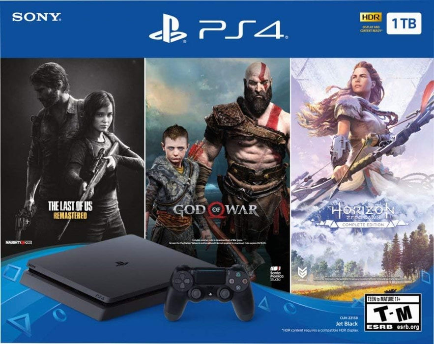 Playstation 4 Slim 1TB Console The Last of Us/God Of War/Horizon Zero Dawn Bundle (Playstation 4) - Just $169.99! Shop now at Retro Gaming of Denver