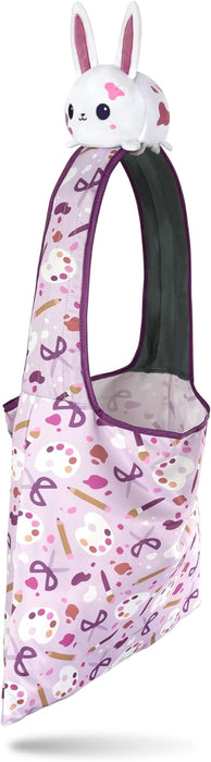 TeeTurtle Plushie Tote Bag: Arts & Crafts Bunny - for just $23.99! 