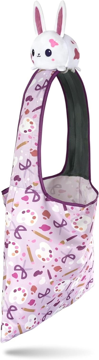 TeeTurtle Plushie Tote Bag: Arts & Crafts Bunny - for just $23.99! 