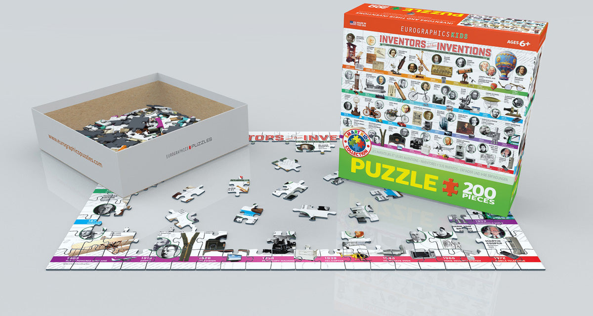 Puzzle: Educational Charts for Kids - Inventors and their Inventions - for just $9.99! 