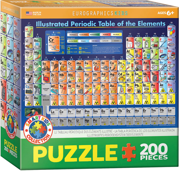 Puzzle: Educational Charts for Kids - Illustrated Periodic Table of the Elements - for just $9.99! 