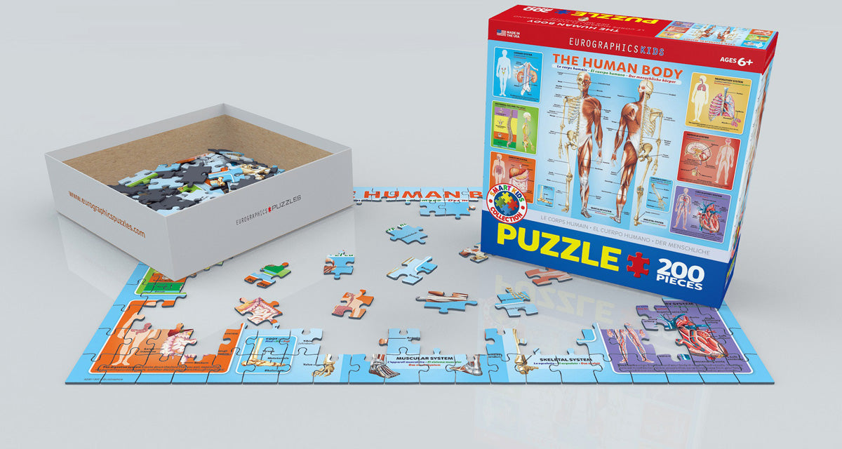 Puzzle: Educational Charts for Kids - The Human Body - for just $9.99! 