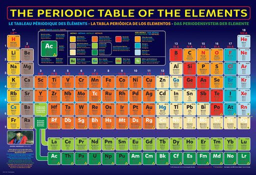 Puzzle: Educational Charts for Kids - The Periodic Table of the Elements - for just $9.99! 