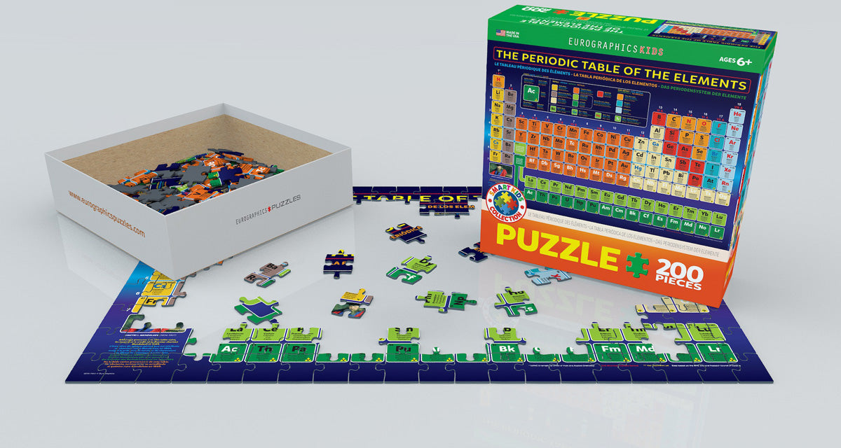 Puzzle: Educational Charts for Kids - The Periodic Table of the Elements - for just $9.99! 