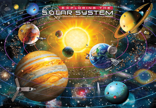 Puzzle: Educational Charts for Kids - Exploring The Solar System - for just $9.99! 